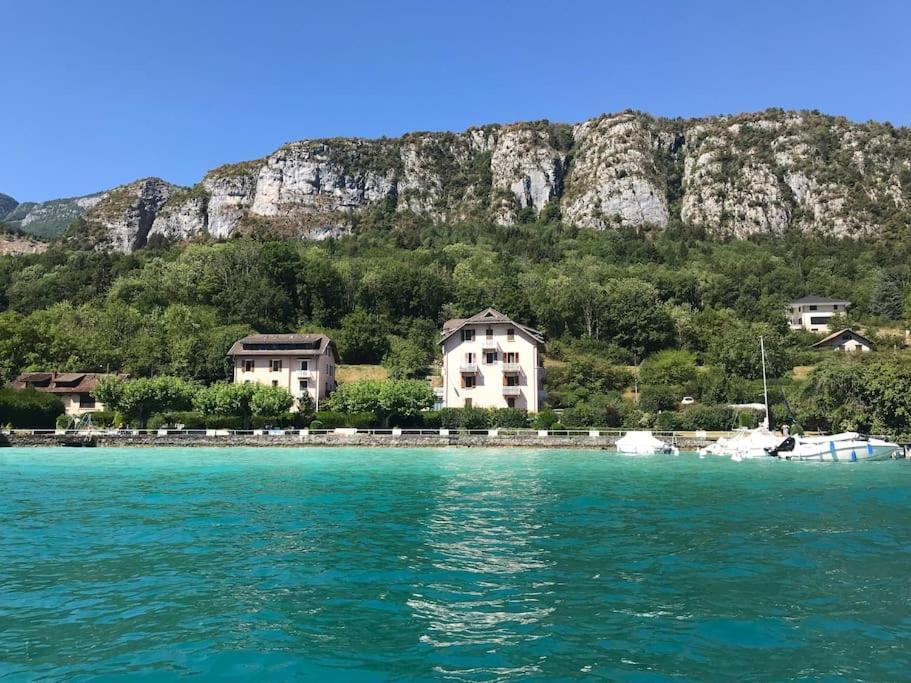 Rare 2 Bedroom With Private Beach On Lake Annecy Doussard Extérieur photo