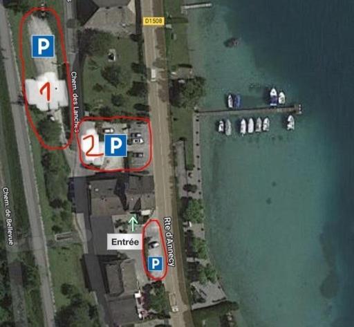 Rare 2 Bedroom With Private Beach On Lake Annecy Doussard Extérieur photo